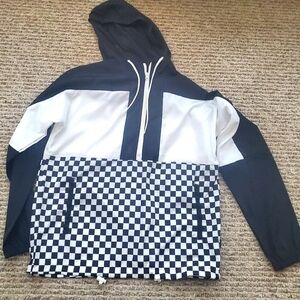 Checkered Windbreaker